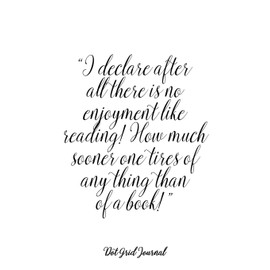 Literary Quote Journal: Jane Austen's Pride And Prejudice Book Quote Bullet Journaling 6x9 Planner With 120 Dotted Pages, Planning Notebook For Women, ... Lettering Practice Book, Ladies Gift Book