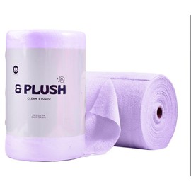 Microfiber Cleaning Cloth Roll - 85 Pack, Tear Away Microfiber Towels, 12" x 12", Reusable, Washable, Streak Free, Ultra Absorbent Dish Rags for Car, Home, Garage or Shop (Purple)