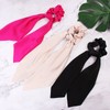 Chiffon Ponytail Scarf Bow Elastic Hair Rope Tie Scrunchies Ribbon