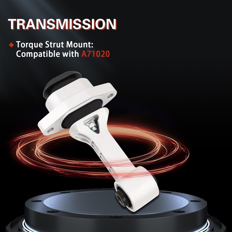 QRYIPPDM Engine Motor & Transmission Mount Compatible with 2010 2011