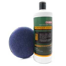 OSREN Orange Peel Levelling Bundle, Hand Stitched Denim pad 6.3inch with Perfect 50 Compound 1L
