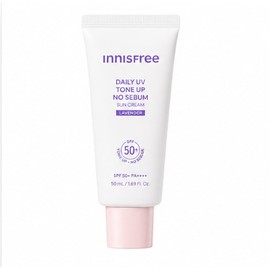 Innisfree Daily UV Tone Up No Sebum Lavender Sun Cream SPF 50+/PA++++ 50ml 2pcs / 이니스프리 데일리 유브이 톤업 노세범 라벤더 선크림 SPF 50+/PA++++ 50ml 2개