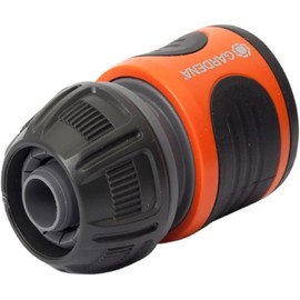 Gardena Soaker Hose Connection Set: Fittings for The Gardena Soaker Hose, Connection Unit with Control Valve for Soaker Start and Water Stop for Soaker Stop (1989-20)