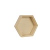 Walnut Hollow 41619 Pine Hexagon Wall Shadow Box Small, or