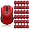 Bonuci 30 Pcs USB Wired Mouse Computer 3 Button Mice