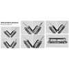Yangers 10 in 1 Multifunctional Foldable Screwdriver Tool Kit, Camera