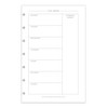 BetterNote This Week Refill Pages for Disc Notebooks, Fits Big