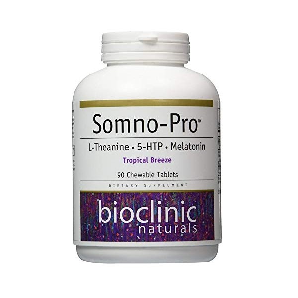 Bioclinic Naturals Somno-Pro L-Theanine - 5-HTP - Melatonin Tropical Breeze