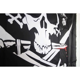 Time Roaming 3x5 Ft Dead Man's Chest Pirate Polyester Flag with Brass Grommets