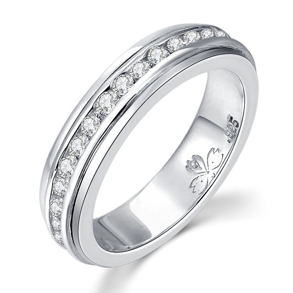 Energy Stone Supernova Meditation Ring with Rotating Ring (Style UK55),