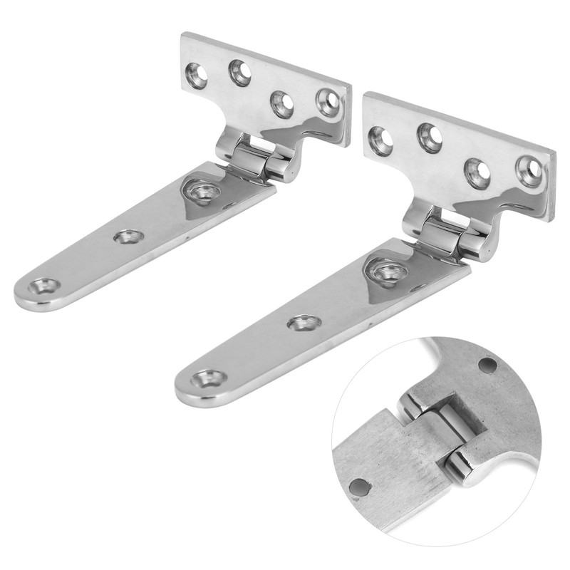 2pcs T shape Door Hinge 316 Stainless Steel Heavy Duty