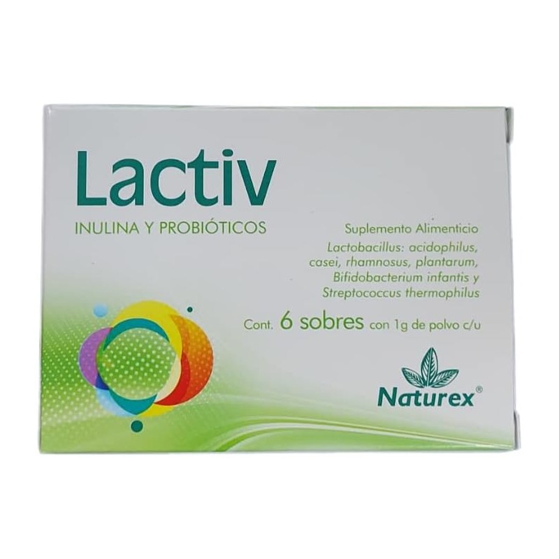 Lactiv pediátrico Inulina y probióticos 6 sobres de 1 g
