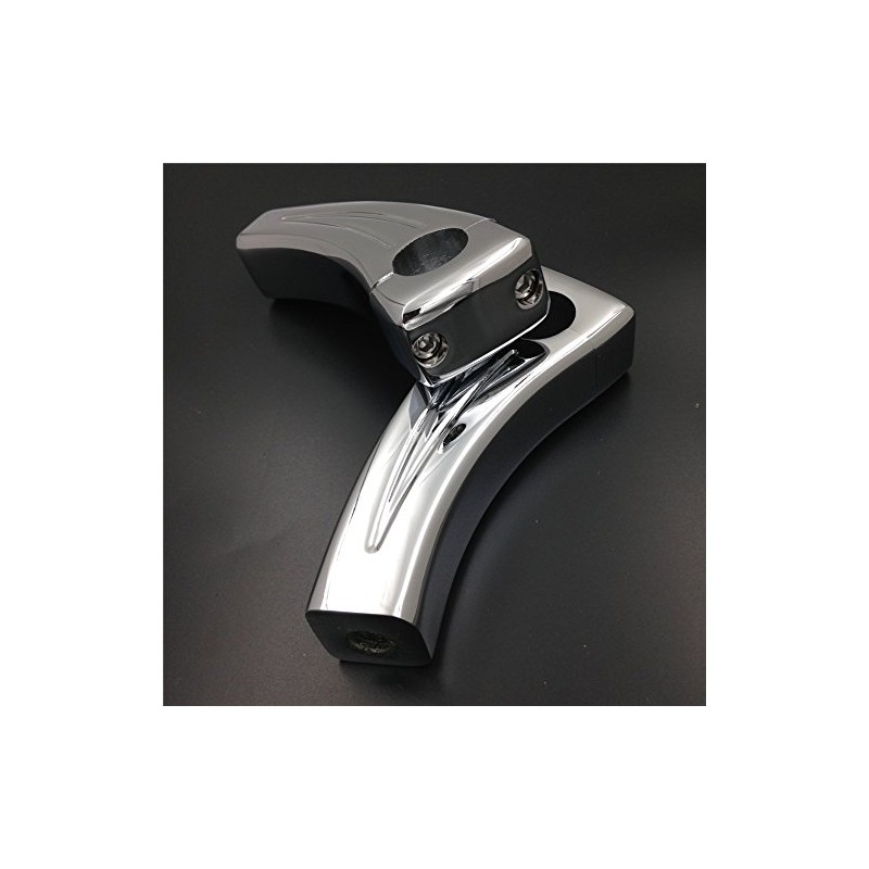 SMT-4.5" Chrome Pullback Handlebar Pullback Risers Compatible With universal bikes