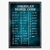 Morse Code Chart Window Bumper Sticker Decal 5"