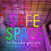 Safe Space Neon Sign This Is Safe Space To Be