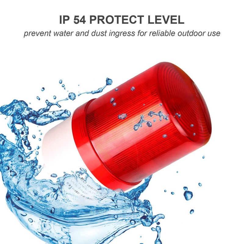 Industrial LED Rotating Strobe Beacon Warning Lights, Electrical Revolving Signal