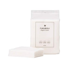 Fukumimizu Organic Cotton (30 Pieces) Cosmetic Cotton Puff 100% Organic Cotton Face Cleansing Sheet Makeup Remover Skin Care
