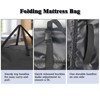 Andacar Folding Mattress Storage Bag, 33 inch Heavy Duty Carrying