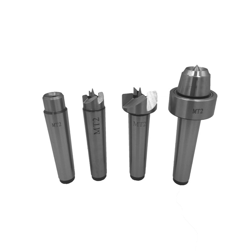 MT2 Live Center Wood Lathe Drive Spur Cup 4pcs Set