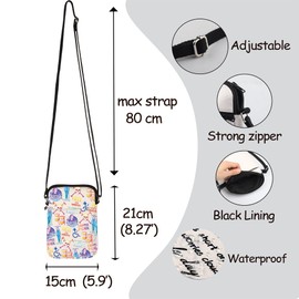 MNIGIU Disability Pride Gifts Disability Right Crossbody Bag Hidden Disability Awareness Shoulder Bag, Disability Right