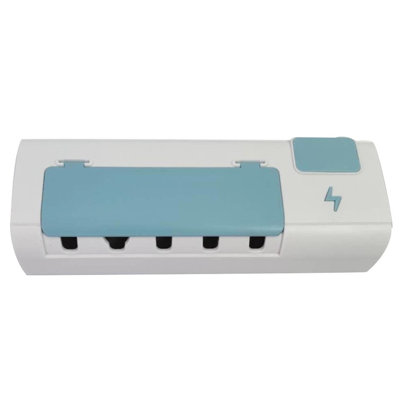 UV Toothbrush Sanitizer Toothbrush Holder Wall Mounted with Sterilizer and