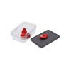 CBJAPAN Storage Container, Atomico Clear Lid Turns into Cutting Board