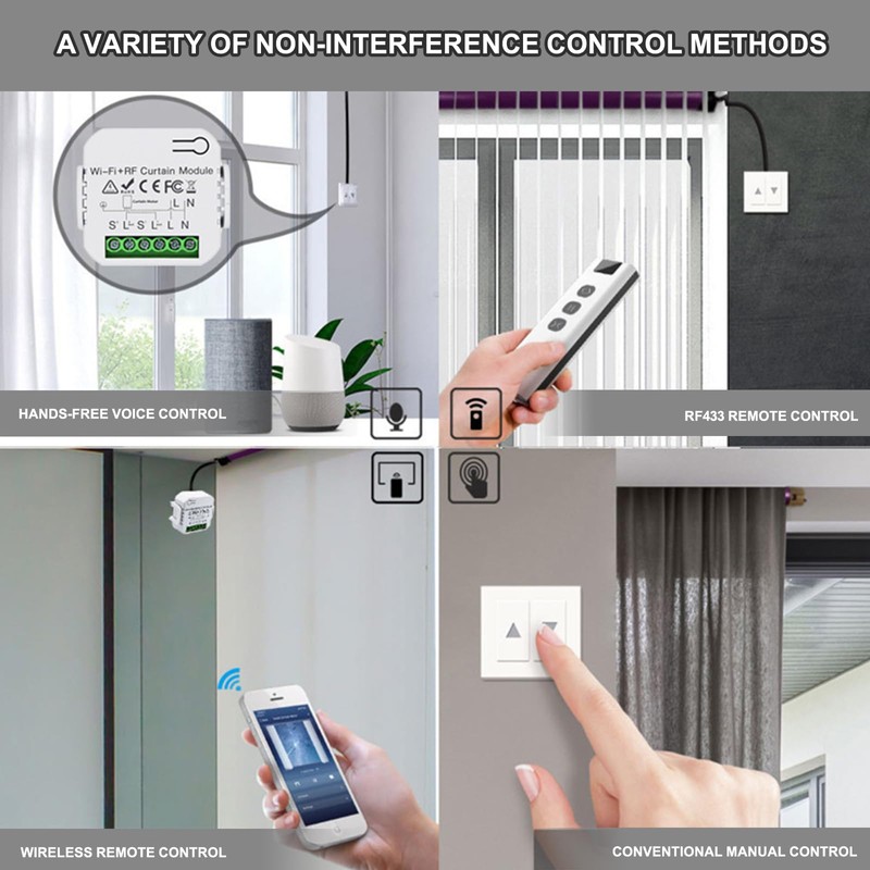 Nizirioo Roller Shutter Control Retrofit Set, Roller Shutter Motor Control