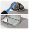 PEVAST Left & Right Sun Visor with Upgraded Bright LED