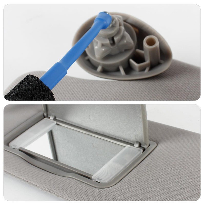 PEVAST Left & Right Sun Visor with Upgraded Bright LED