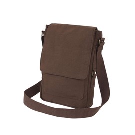 Rothco Vintage Canvas Tech Bag (Coyote Brown, One Size)
