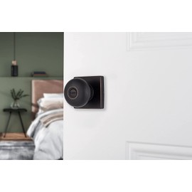 BRINKS – 6-Pack Tuscan Bronze Contemporary Bathroom Privacy Square Door Knob – Plate Doorknob with Lock Indoor Modern in Oil Rubbed Bronze