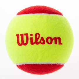 Wilson WRT137001 Tennis Ball, Sponge Ball, Starter Red, Pack of 3, Yellow x Red