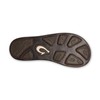 OLUKAI Hikianalia Men's Leather Sandal, Full-Grain Leather, Non-Marking Rubber Traction