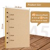Refill Paper A5 Refillable 3 Pack Note Paper 6 Holes