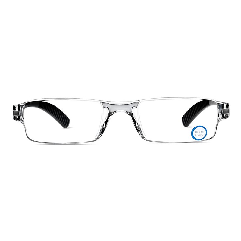 DOOViC 5 Pack Rimless One-Piece Design Reading Glasses Blue Light