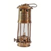 Nautical Antique Brass 7" Miner Lamp Vintage Maritime Ship Boat