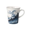Goebel Artist Cup with Saucer for Collecting, The Wave II by Katsushika Hokusai from Fine Bone China, 0.4 L, 67-011-37-1