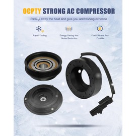 OCPTY AC Compressor Clutch for 1999-2006 for Jeep Grand Cherokee 4.0L for Jeep TJ 4.0L for Jeep Wrangler 4.0L 77379 1521290 1521905 55116144AB RL116144AE 4710278 4710359 010119 0610105