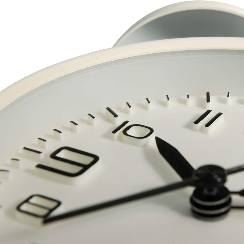 Peakeep 4 Inches Twin Bell Loud Alarm Clock for Heavy