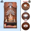 Git Kya De Pooja Mandir for Home, Wooden Temple with