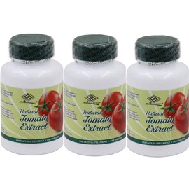 3 Packs Natural Tomato Extract w/ Lycopene (100 Tablets)