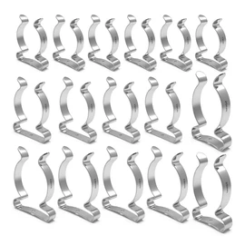 Nicear 16PCS Tool Spring Terry Clips Wall Mounted 304 Stainless Steels Tool Holder for Garages Sheds Yards Cupboards