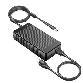 HKY 19.5V AC Charger for ASUS ROG NUC 760 Mini PC & XGIMI Horizon/XGIMI Horizon Pro & DELL Alienware M17 M18X X17 X51 M15 R1 R2 R3 R4 R5 Area-51m G15 G16 5530 7630 7620 DA330PM190 Power Supply Cord