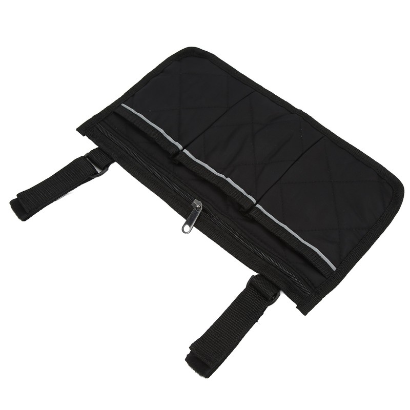 Wheelchair Side Hanging Storage Bag Multi Pocket Armrest Pouch Bag