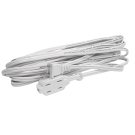 Surtek 136140 Extensión eléctrica doméstica Color Blanco, 2 m