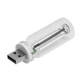 HQRNYP USB LED Car Interior Atmosphere Light, Car USB Night Light, Plug-in Auto Ambient Lighting Retro Lamps, Touch Adjustment LED Automotive Night Lamp Auto Accessories for bedrooms Camping (Blue)