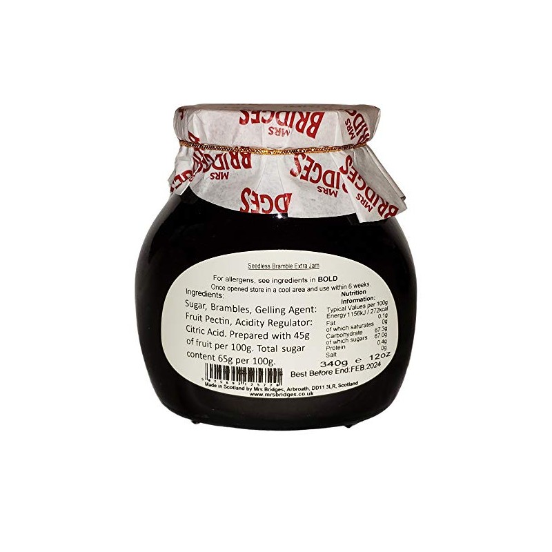 Mrs. Bridges of Scotland, Set of 2 Jars, Seedless Bramble