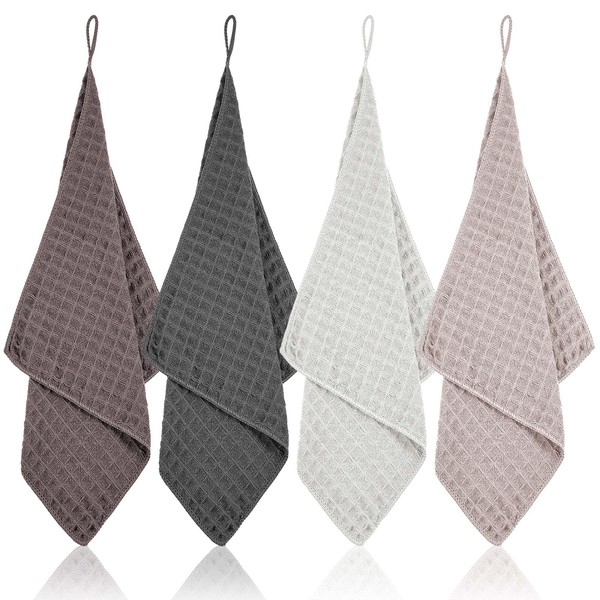 LLOUSSAK Pack of 4 Microfibre Cloths Barista Cloth, Dishcloths, Washable