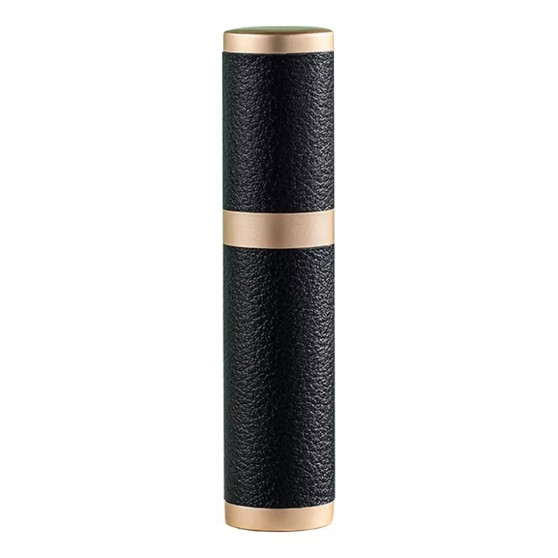 DOMOKO Perfumero Recargable De Viaje Rellenable + Funda De Piel