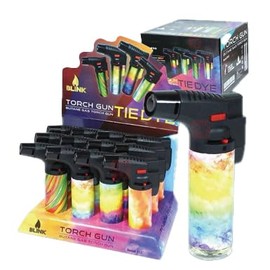 5" Blink Tie Dye Torch- Windproof Adjustable Jet Flame (3)
